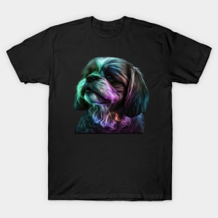 Neon Shih Tzu T-Shirt